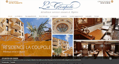 Desktop Screenshot of lacoupole-hyeres.com